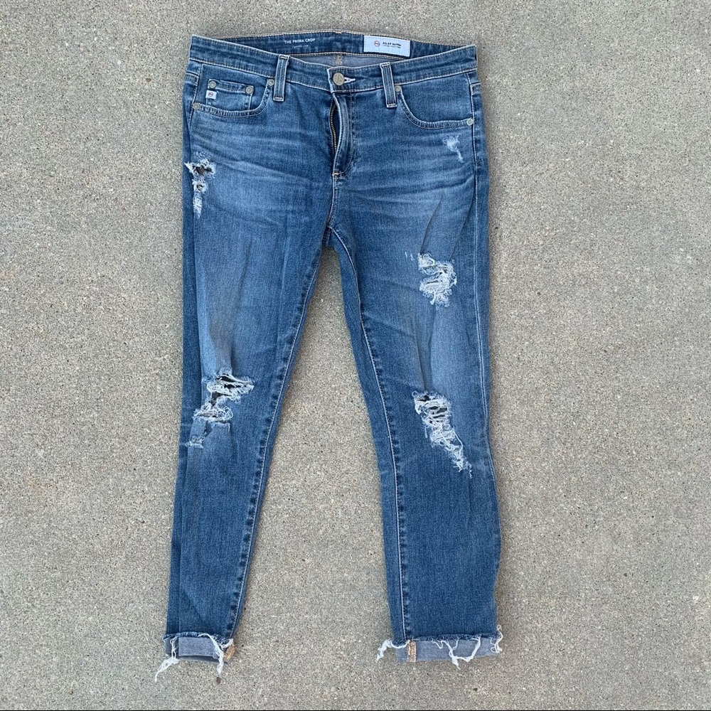 Ag-Ed Denim The Prima Crop Cigarette Jeans